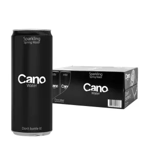 Cano Water Sparkling Cans 330ml (Pack of 24) - FU937