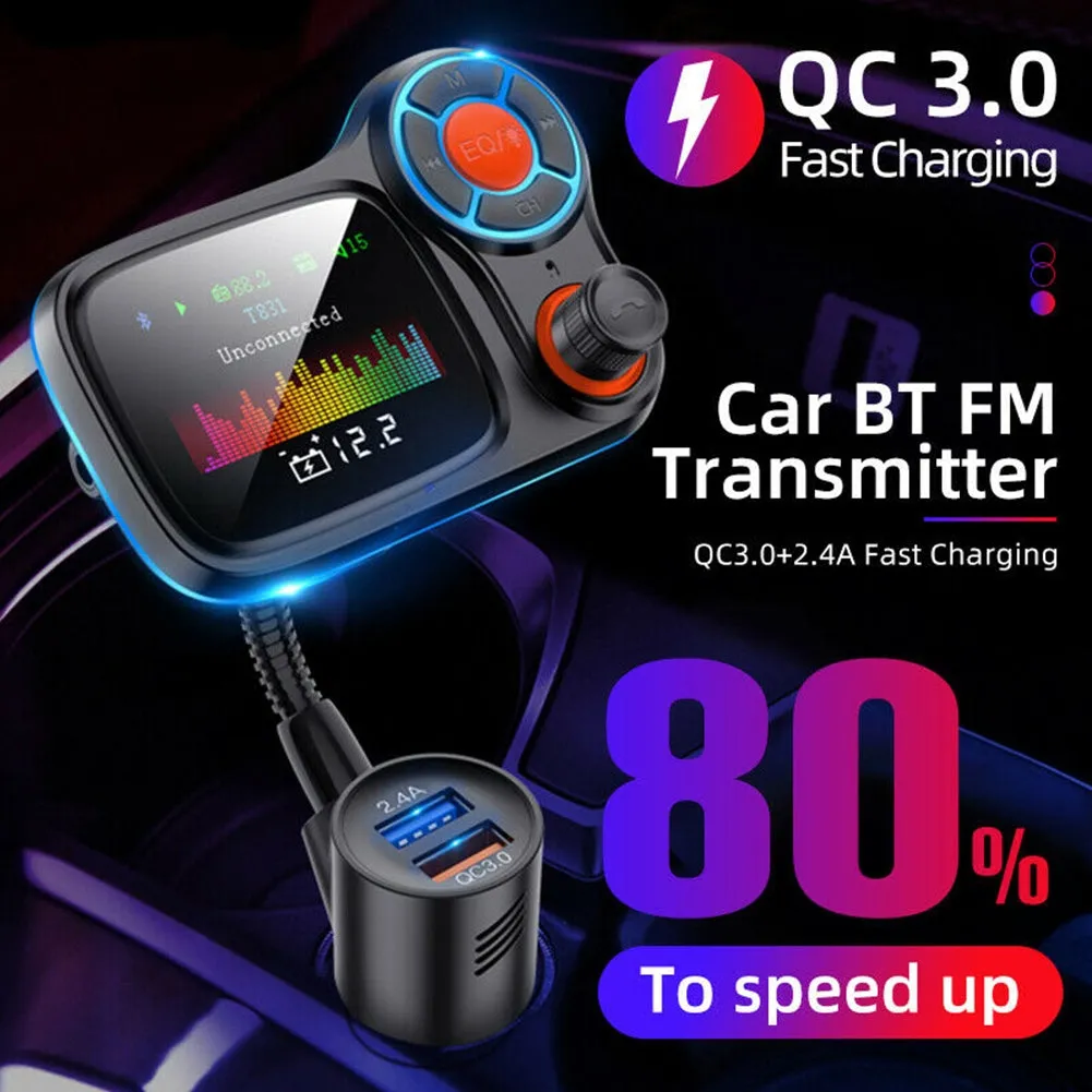 Car Mp3  Player Wireless Bluetooth-compatible T831 Lossless Sound