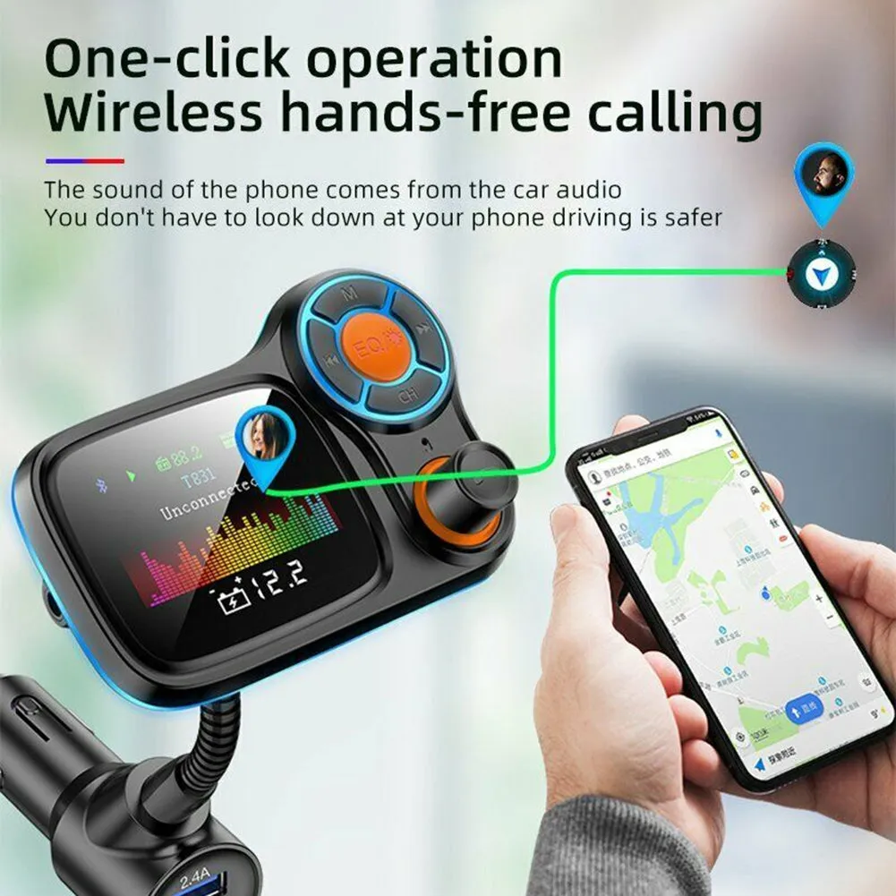 Car Mp3  Player Wireless Bluetooth-compatible T831 Lossless Sound