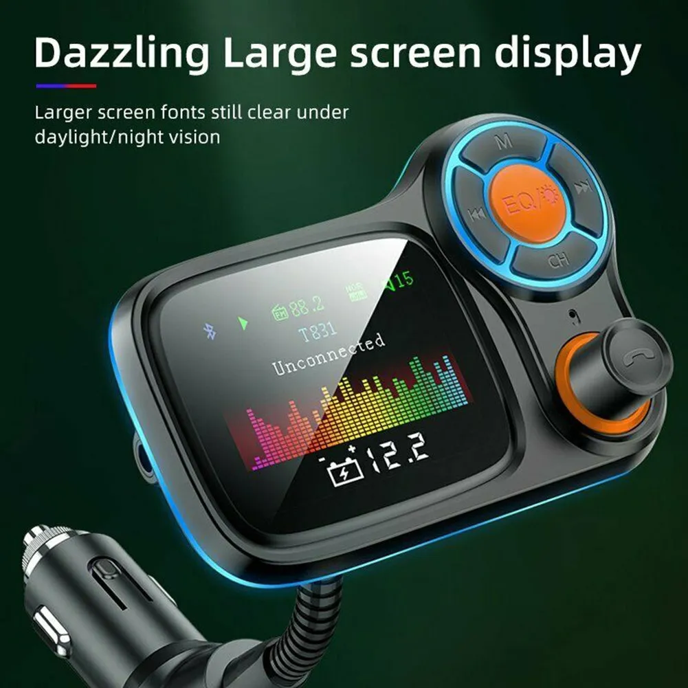 Car Mp3  Player Wireless Bluetooth-compatible T831 Lossless Sound