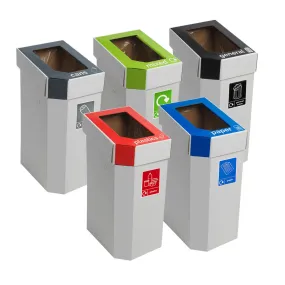 Cardboard Recycling Bins Set Of 5