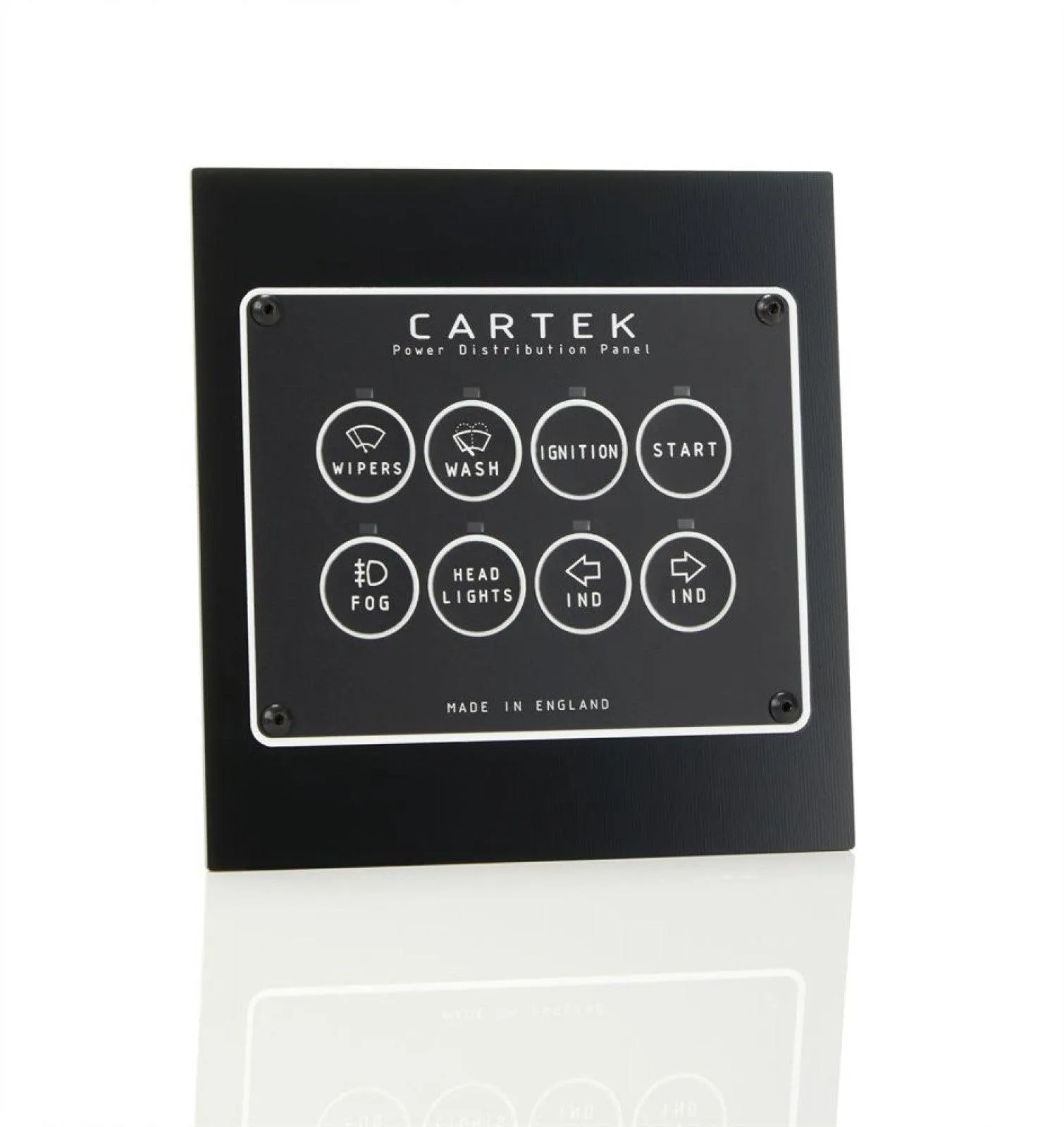 Cartek 8 Channel Power Distribution Panel - Retro Edition