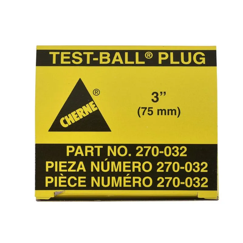 Cherne ® 3" Single-Size Plumbing Test-Ball ® Plug