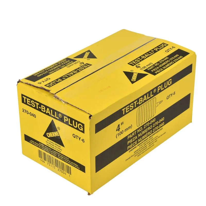 Cherne ® 4" Single-Size Plumbing Test-Ball ® Plug
