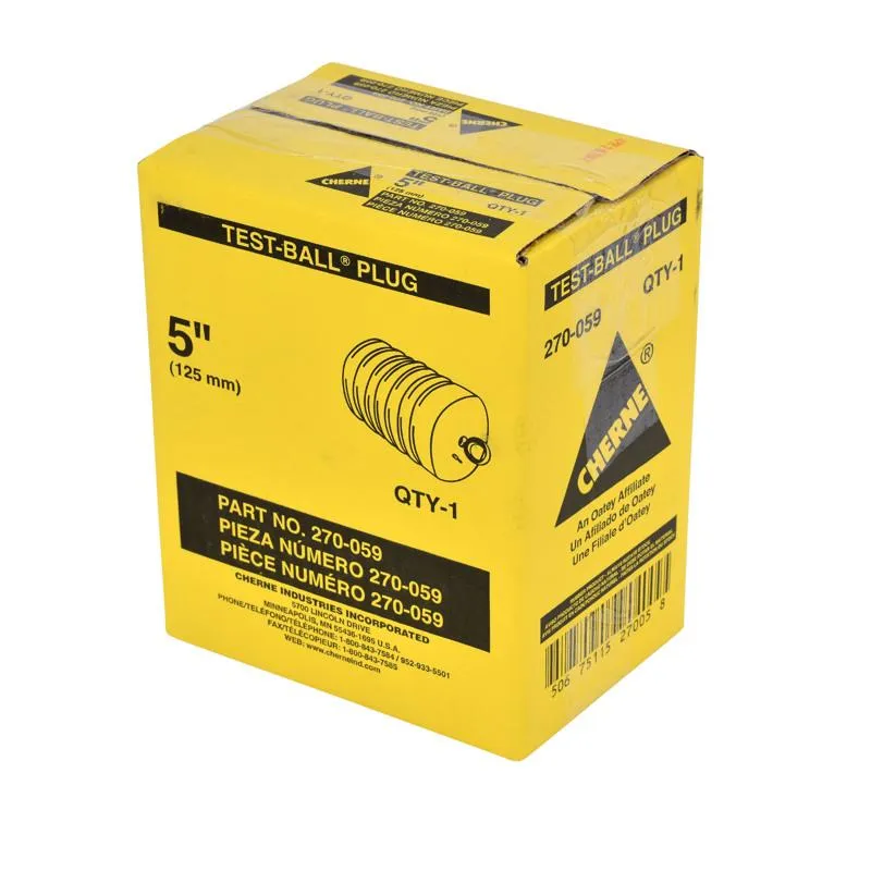 Cherne ® 5" Single-Size Plumbing Test-Ball ® Plug