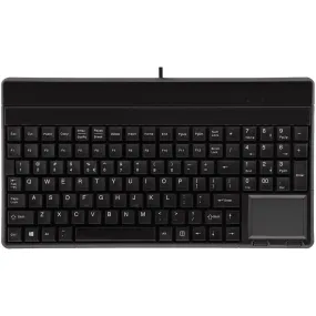 Cherry G86-62401 Compact Industrial Keyboard With Touchpad Black