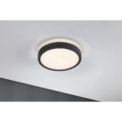 Cosara Round LED Panel IP44 300mm Warm White - Dark grey