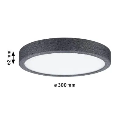 Cosara Round LED Panel IP44 300mm Warm White - Dark grey
