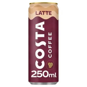 Costa Coffee Latte 12 x 250ml Cans