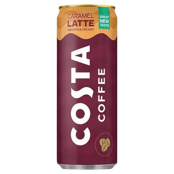 Costa Coffee Latte 12 x 250ml Cans