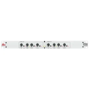 DBX 223XS Stereo 2-Way/Mono 3-Way Crossover with XLR Connectors