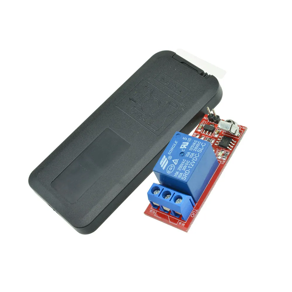 DC 12V 1 Channel Relay Module Infrared IR Remote Switch Control