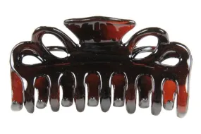 di Prima Medium Double Loop Clamp-Gardenia-Tortoise Shell 1 Clip