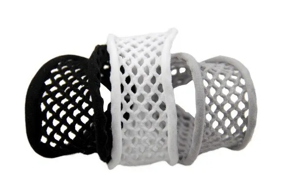 di Prima Paris Mesh Elastic Medium-Assorted Black,White,Grey 3 Band