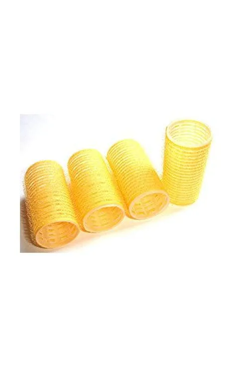 [diane] 4 Pack Self grip Ionic ceramic Thermal Rollers * Yellow 1-1/4-inch