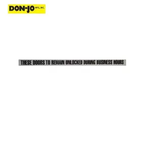 Don-Jo - DD 3 - Door Decal