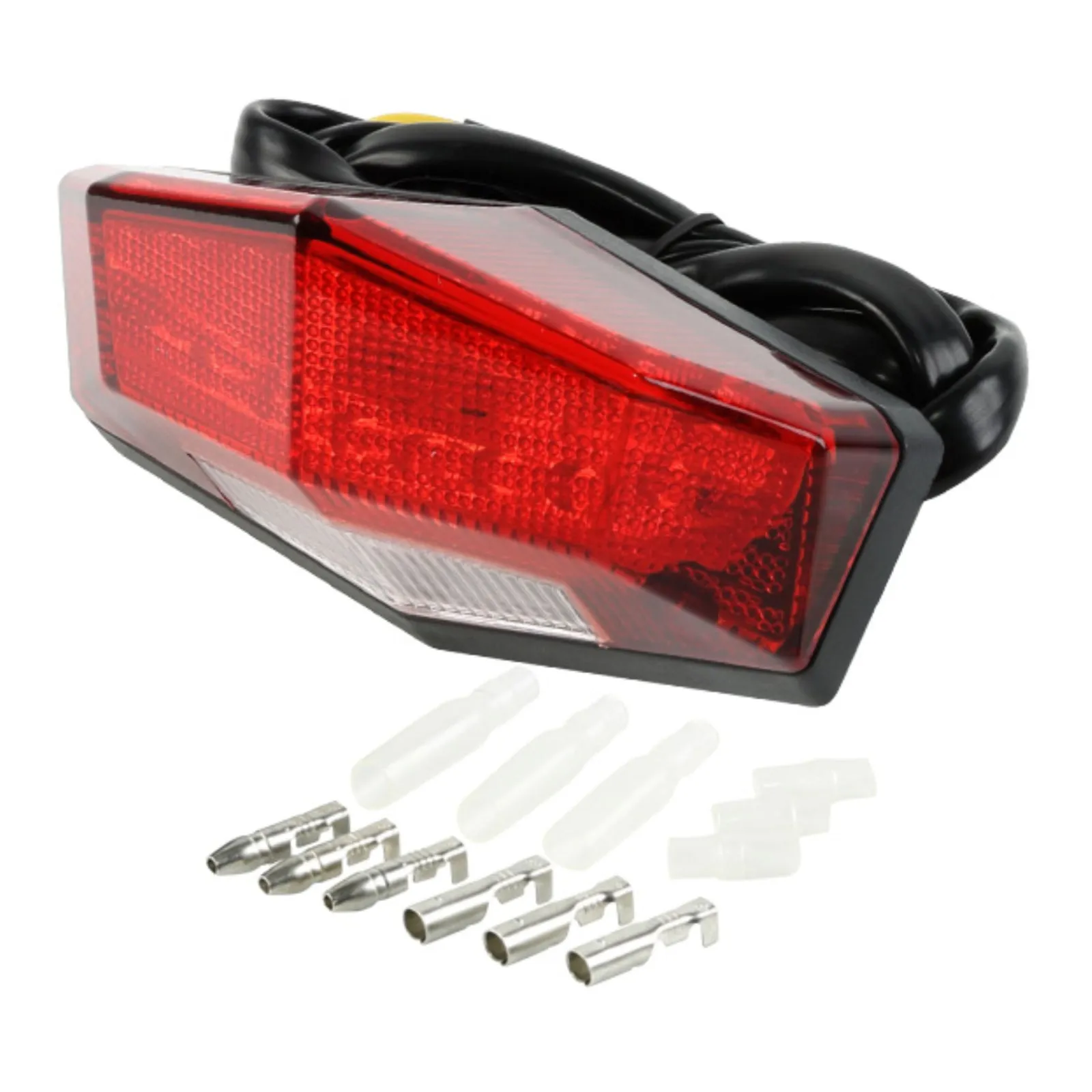 DRC "EDGE2" TAIL LIGHT RED-LENS