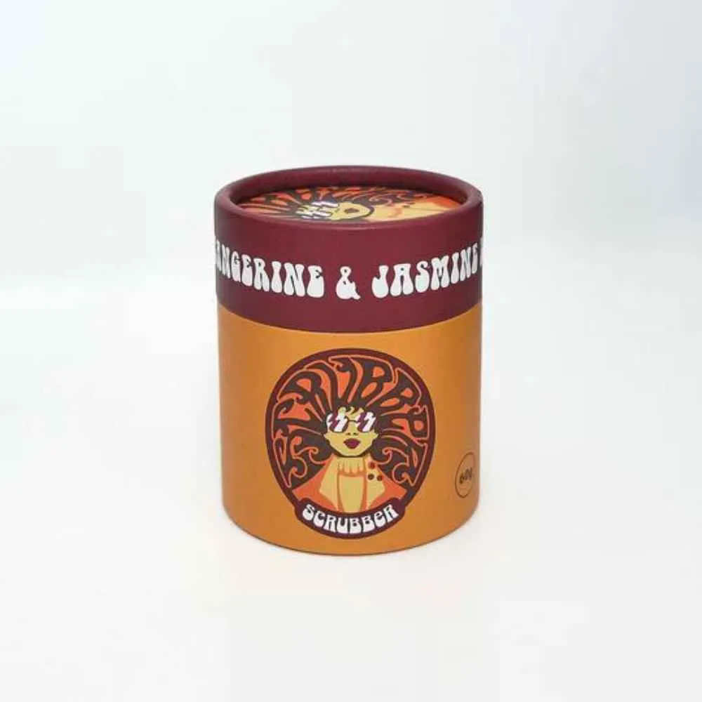 Dry Shampoo Powder, Tangerine & Jasmine, Scrubber
