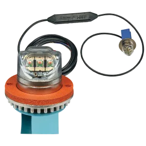 ECO 9013B ECCO Concealed LED Warning Light (1.5", Blue, 1" Hole)