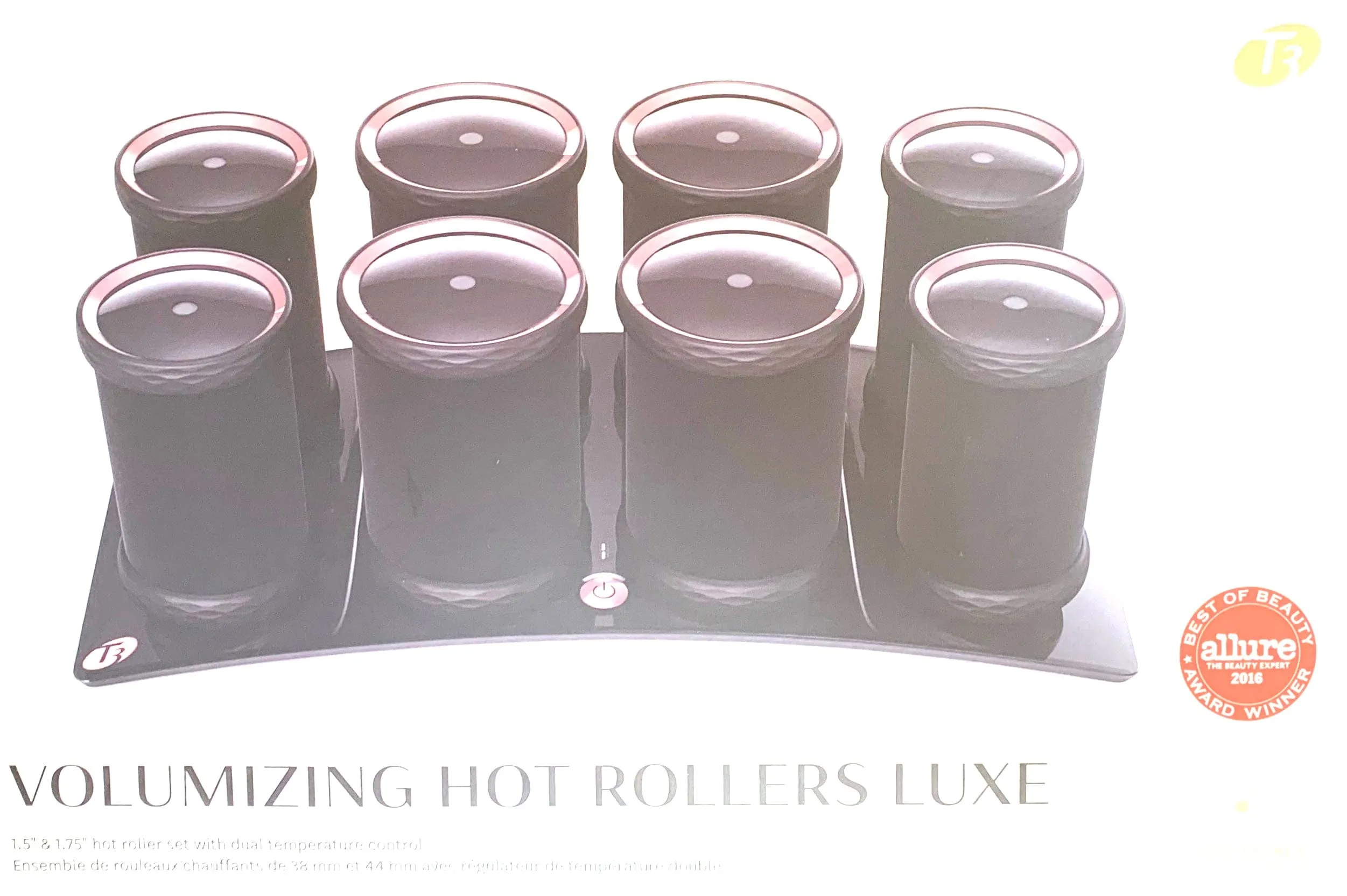 Electric Hair Hot Rollers T3 Micro Luxe Set 8pcs Med-Long Hair