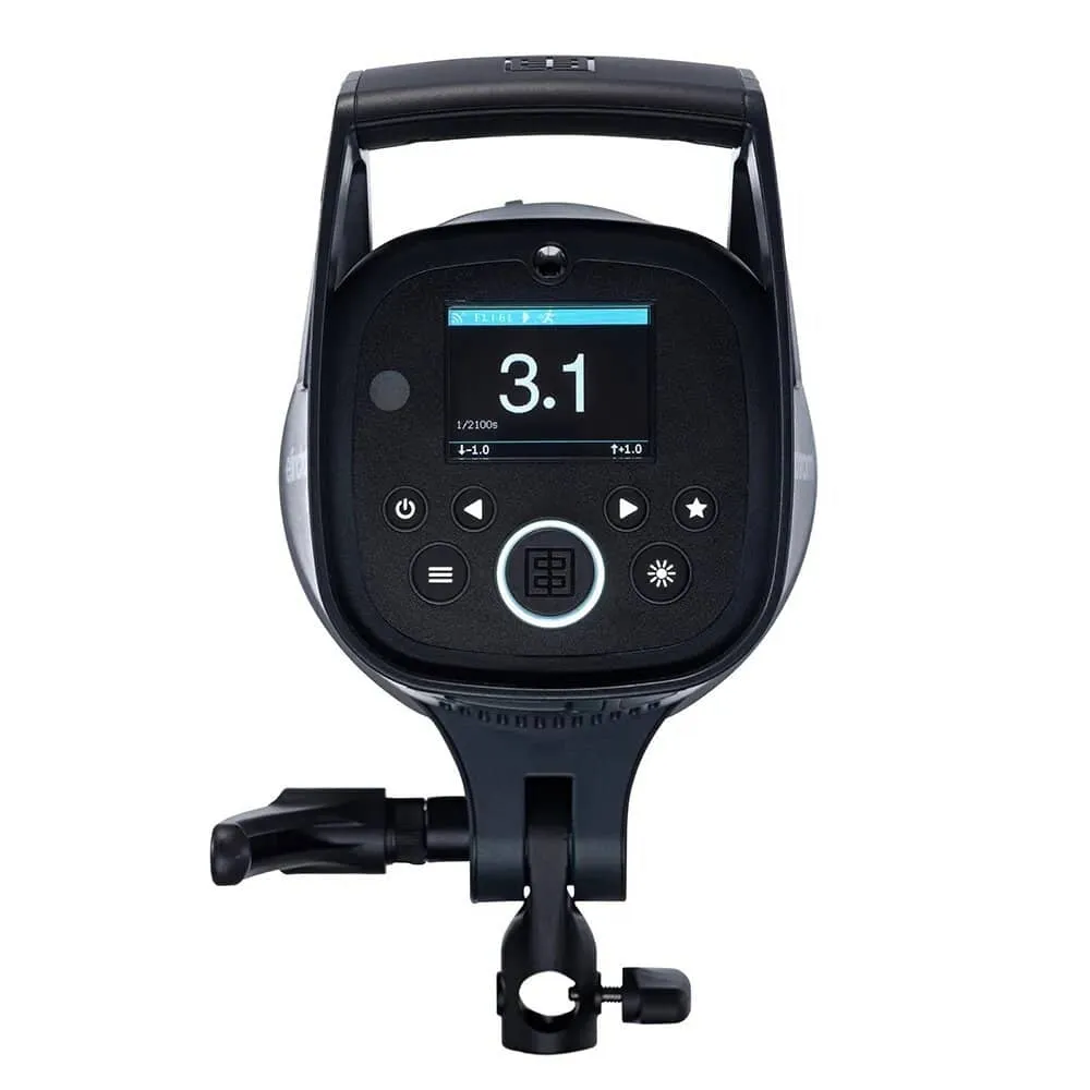 ELINCHROM ELC 500/500 FLASH SET   STAND SET & BAG (NO TRANSMITTER INCLUDED)