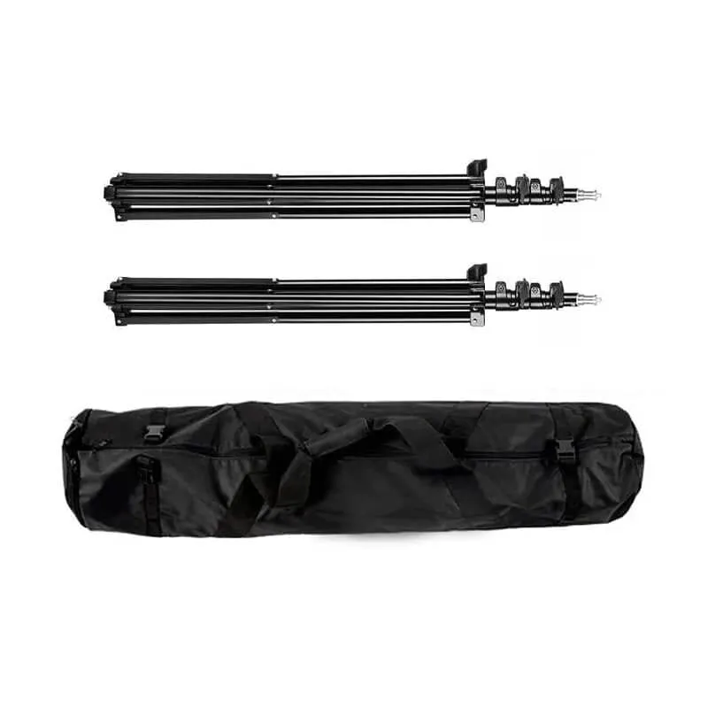 ELINCHROM ELC 500/500 FLASH SET   STAND SET & BAG (NO TRANSMITTER INCLUDED)