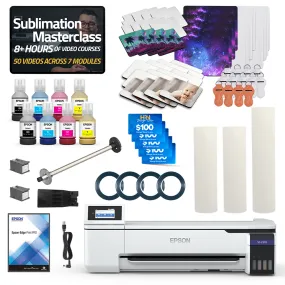 Epson SureColor F570 24" Pro Sublimation Printer Flat Blanks Bundle