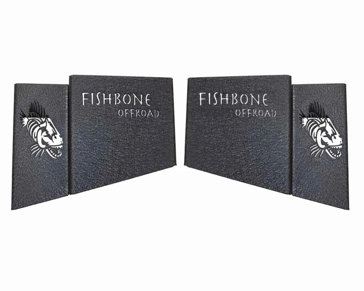 Fishbone JLU Wheel Well Storage Bins - 4 Door