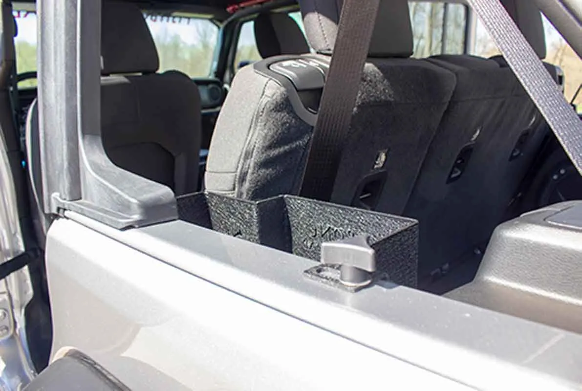 Fishbone JLU Wheel Well Storage Bins - 4 Door