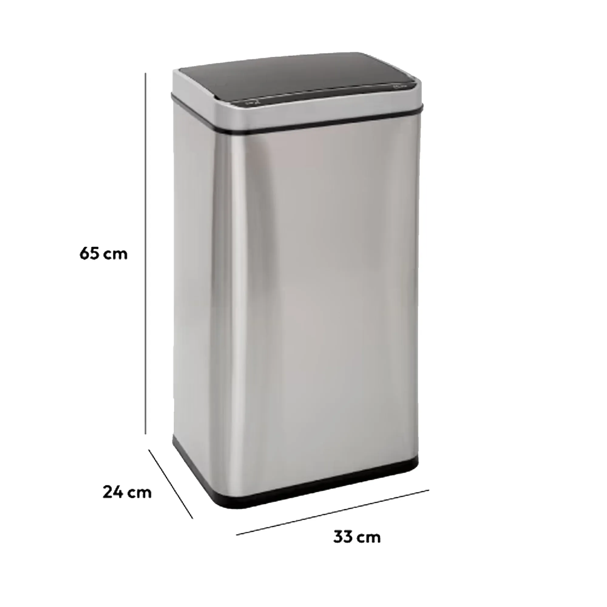 Five 40Lt Automatic Sensory Bin Silver