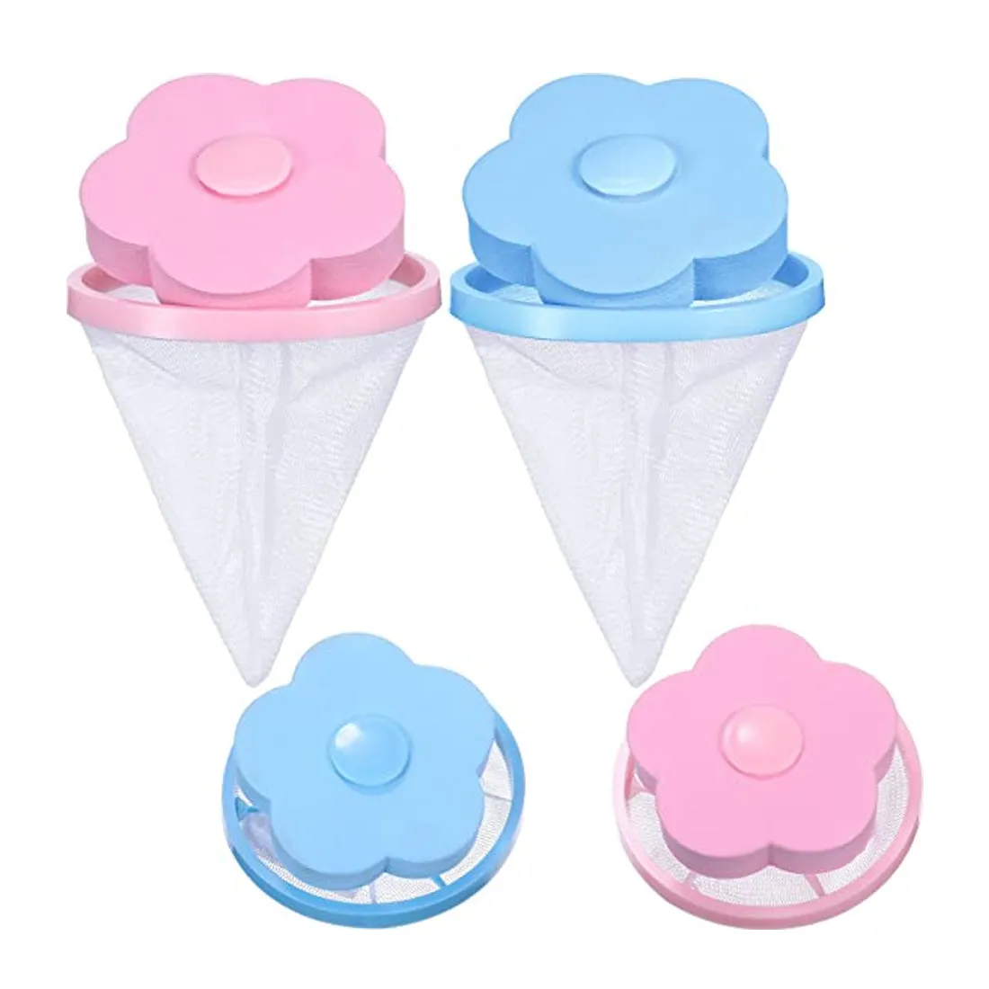 Floating Washing Machine Reusable Lint and Hair Traps - 2 Pack