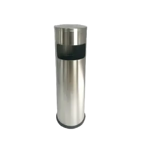 FT1A Dustbin | 28L | Stainless Steel Bin | Lobby Bin | Trash Bin | Ashtray Bin | Outdoor Bin