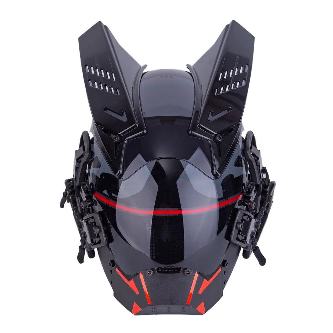 Future Warrior Cyberpunk LED Helmet Mask (LEDs available in 7 colors)