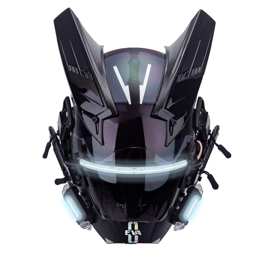 Future Warrior Cyberpunk LED Helmet Mask (LEDs available in 7 colors)