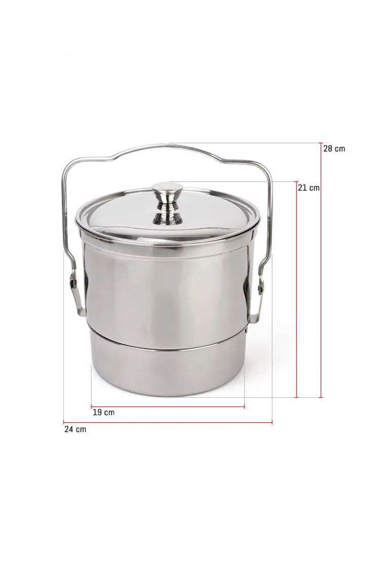 Garbage Can with Drainage Holes