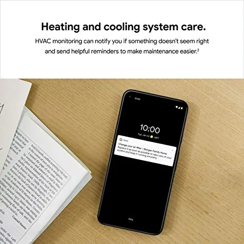 Google Nest Thermostat - Smart Thermostat for Home - Programmable Wifi Thermostat - Sand
