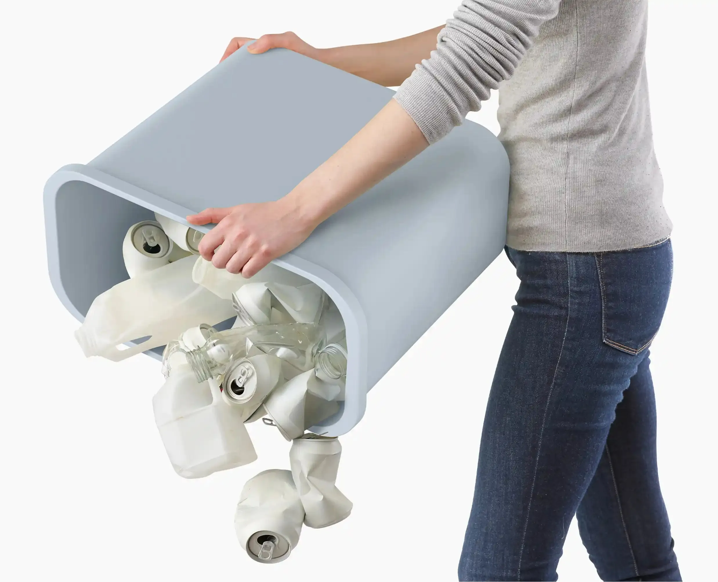 GoRecycle 32L Light Blue Recycling Collector