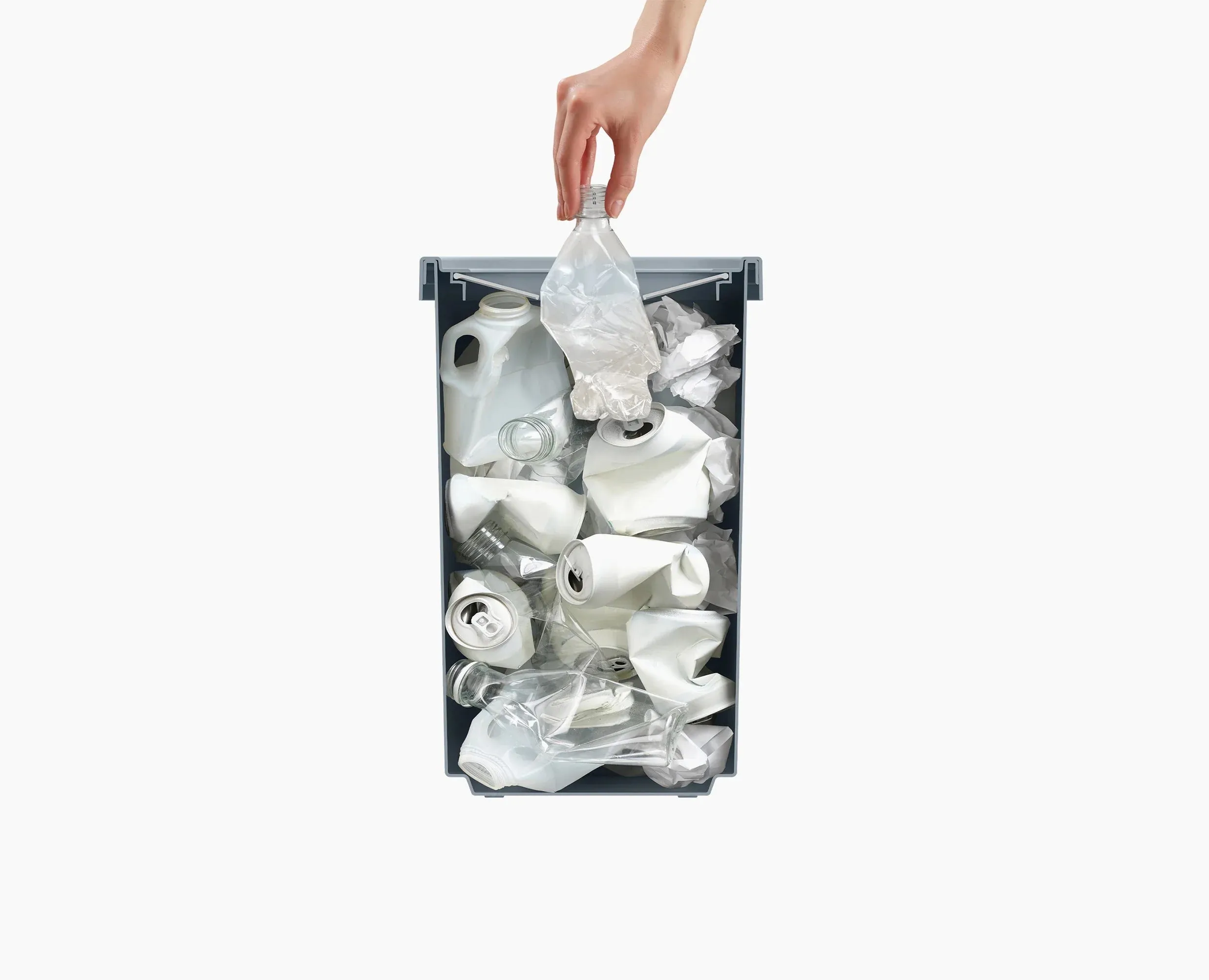 GoRecycle 32L Light Blue Recycling Collector