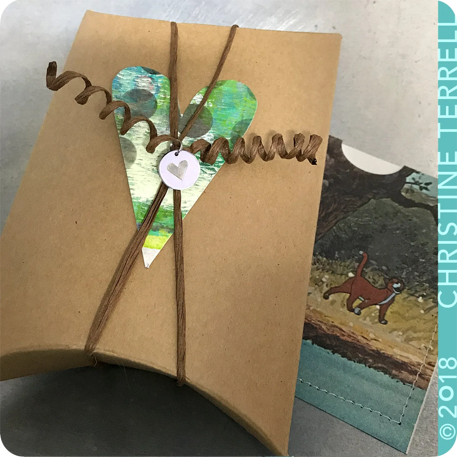 Happy Tabby Cats Upcycled Tin Earrings