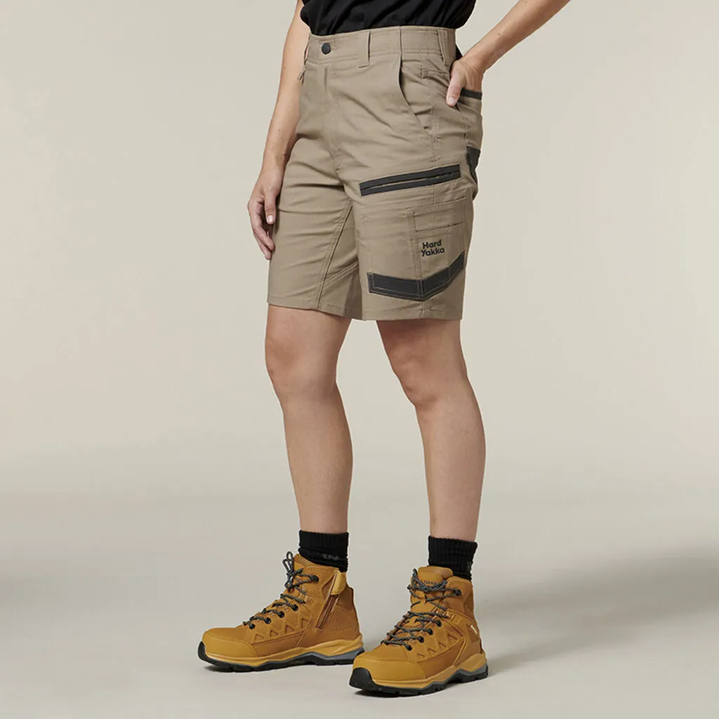 Hard Yakka Women's Raptor Mid Short (Y08228)