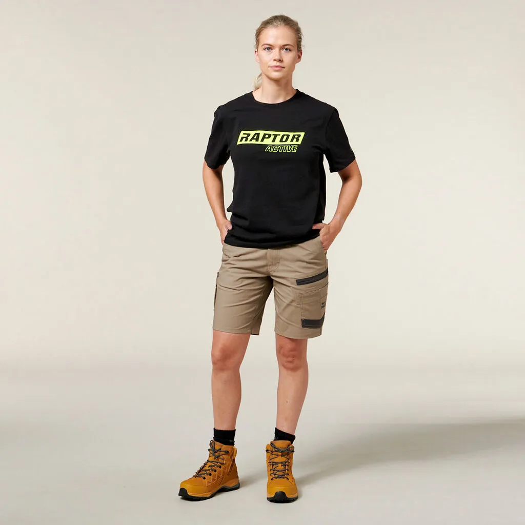 Hard Yakka Women's Raptor Mid Short (Y08228)