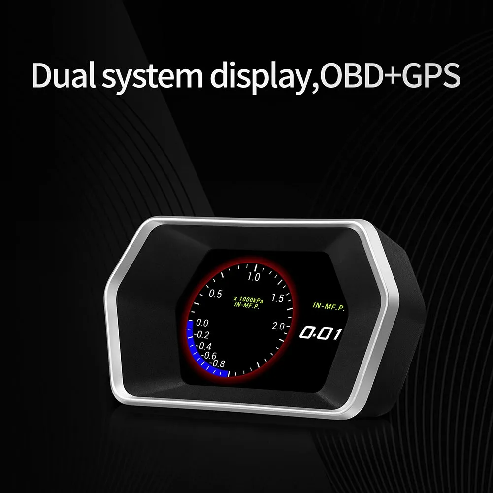 HD Hud Head-up Display OBD2 and GPS Smart Meter Digital Car