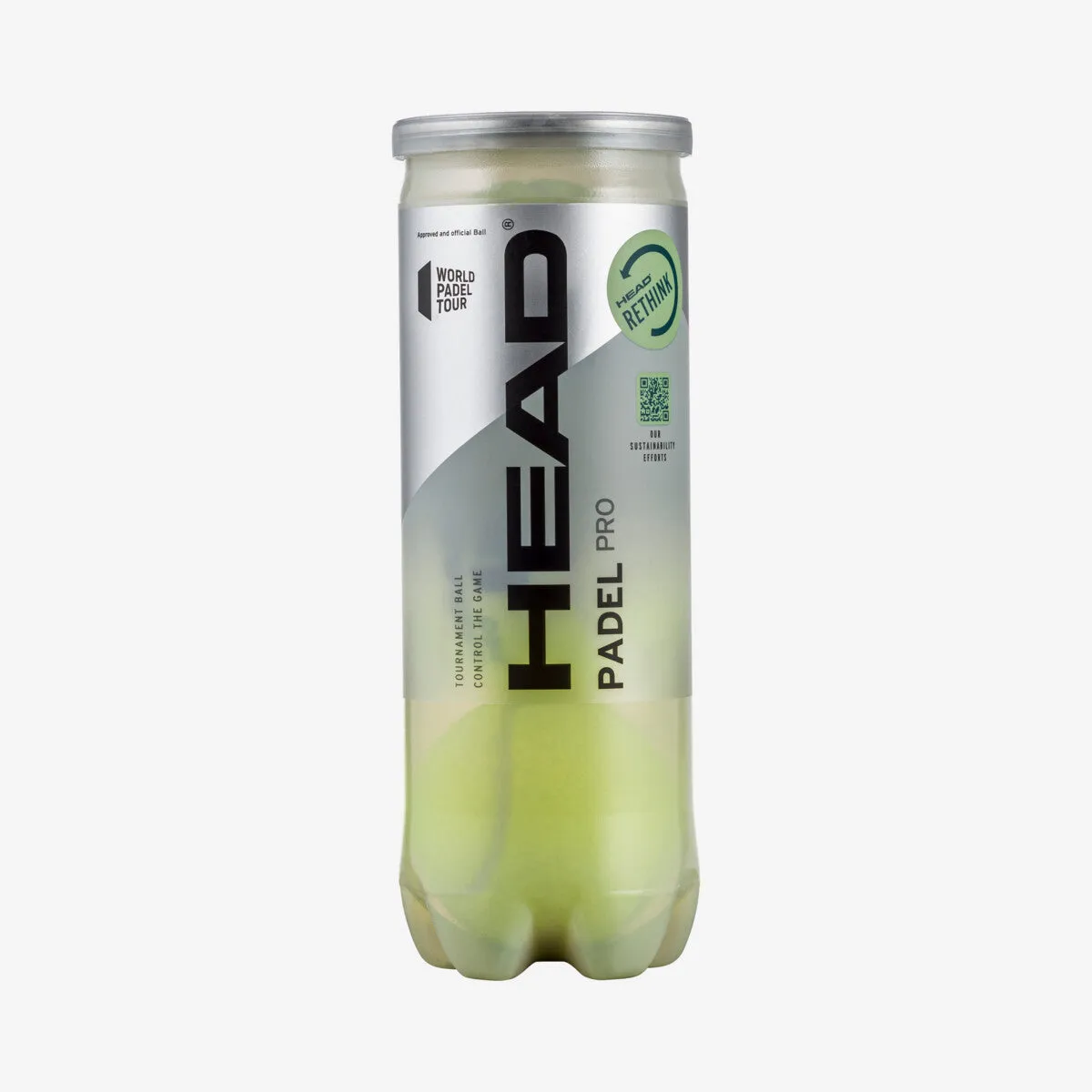 Head 3B Padel Pro Balls - Cans of 3 Balls
