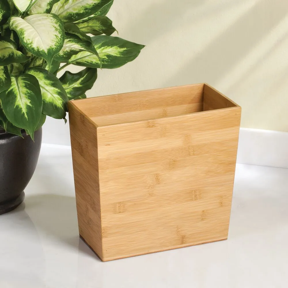 iDesign Formbu Rectangular Waste Can in Natural