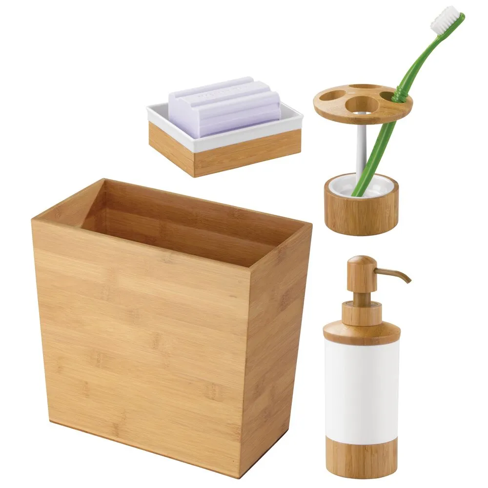 iDesign Formbu Rectangular Waste Can in Natural