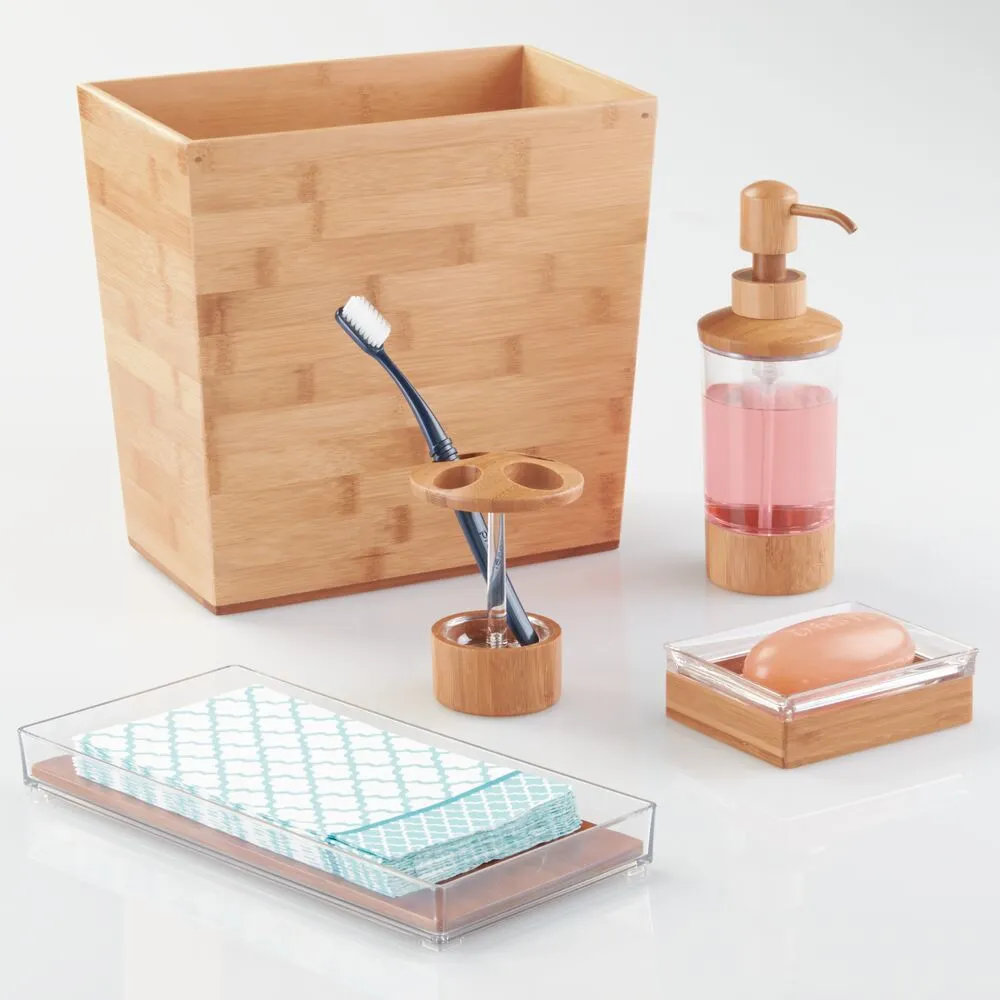 iDesign Formbu Rectangular Waste Can in Natural