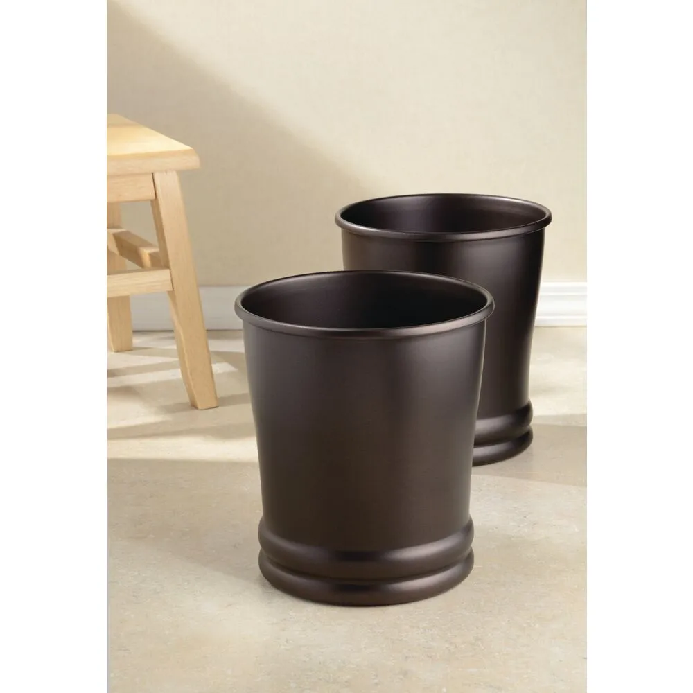 iDesign Olivia Trash Can in Bronze