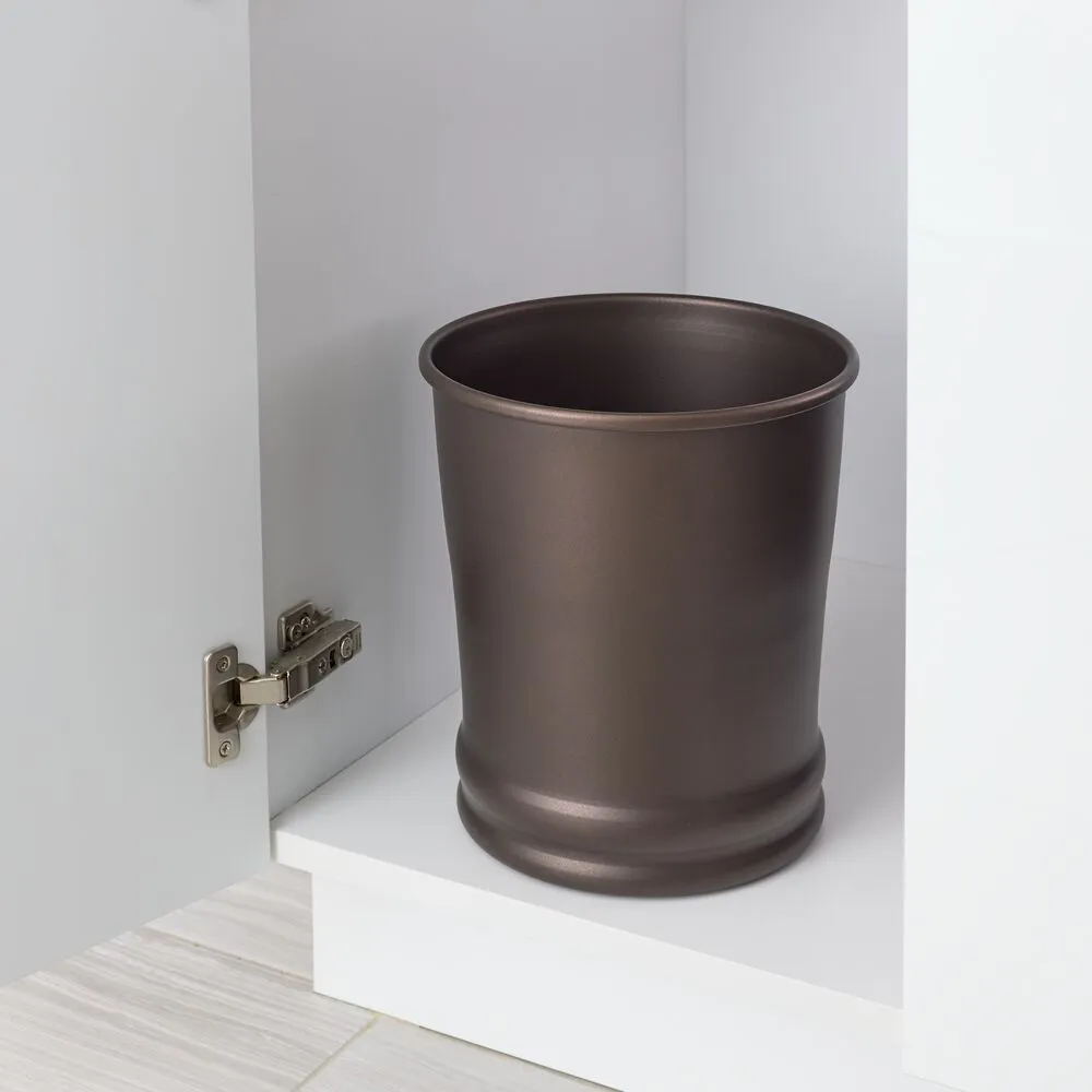 iDesign Olivia Trash Can in Bronze