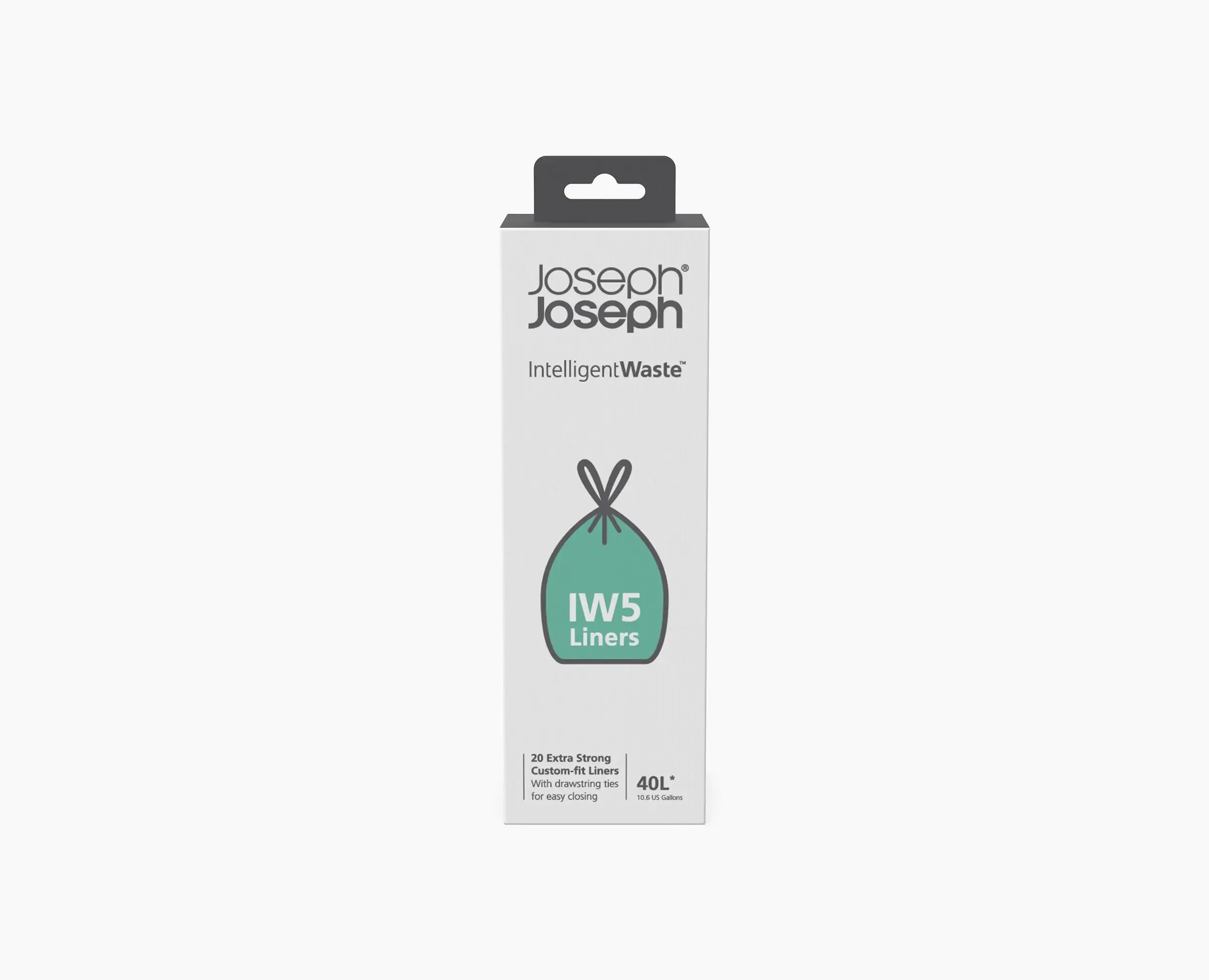 IW5 40L Grey Bin Liners