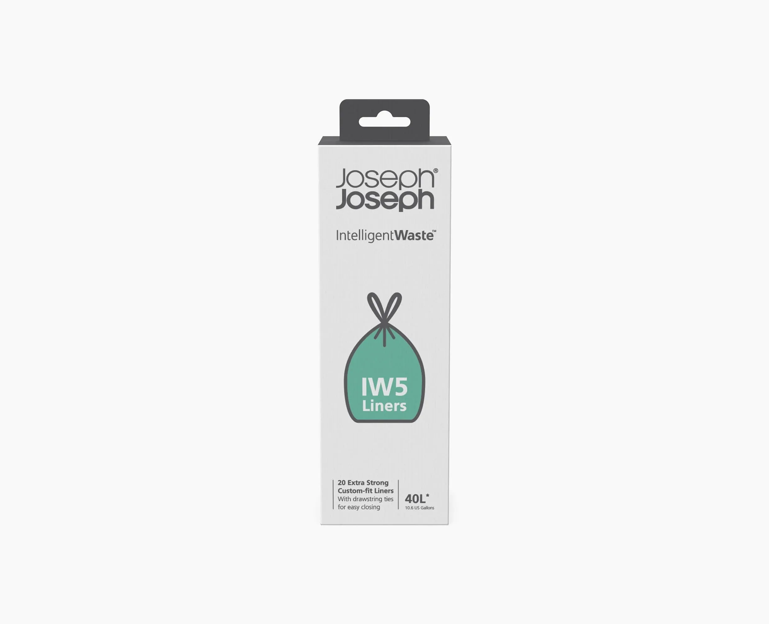 IW5 40L Grey Bin Liners